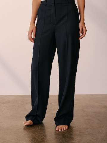 ABOUT YOU x Marie von Behrens Trousers with creases 'Lia' in Blue: front
