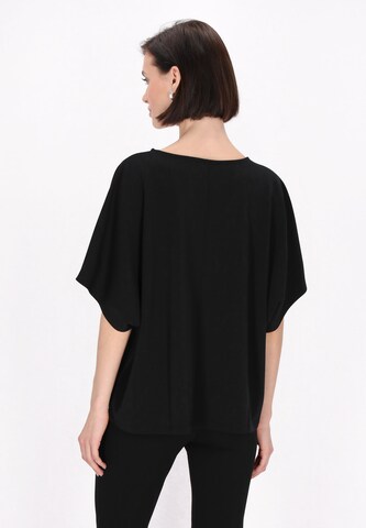 Chemisier 'Classic Look' usha BLACK LABEL en noir