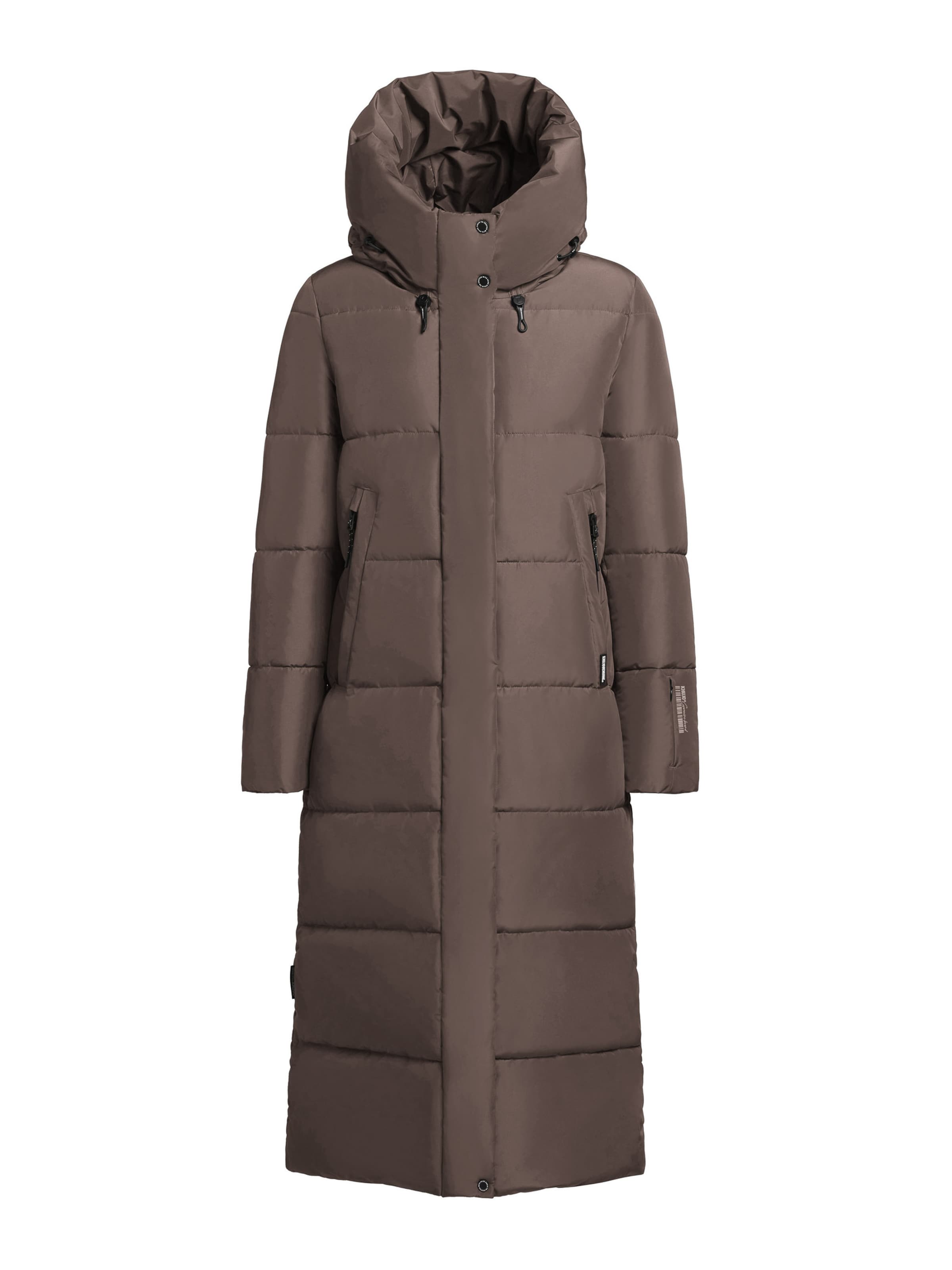 khujo Wintermantel &#x27; SOULANI4 &#x27; in Bruin: voorkant