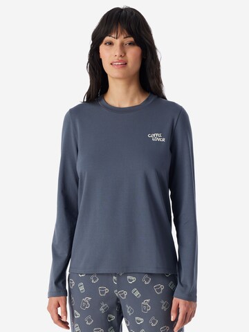 Chemise de nuit ' Mix Relax ' SCHIESSER en bleu : devant