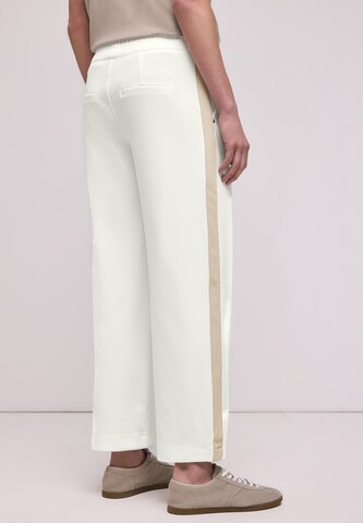 STREET ONE Wide Leg Hose in Weiß