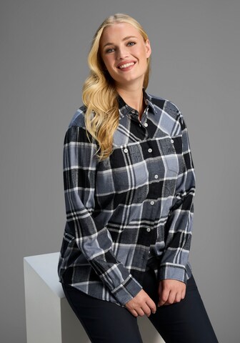Maier Sports Blouse in Grey: front