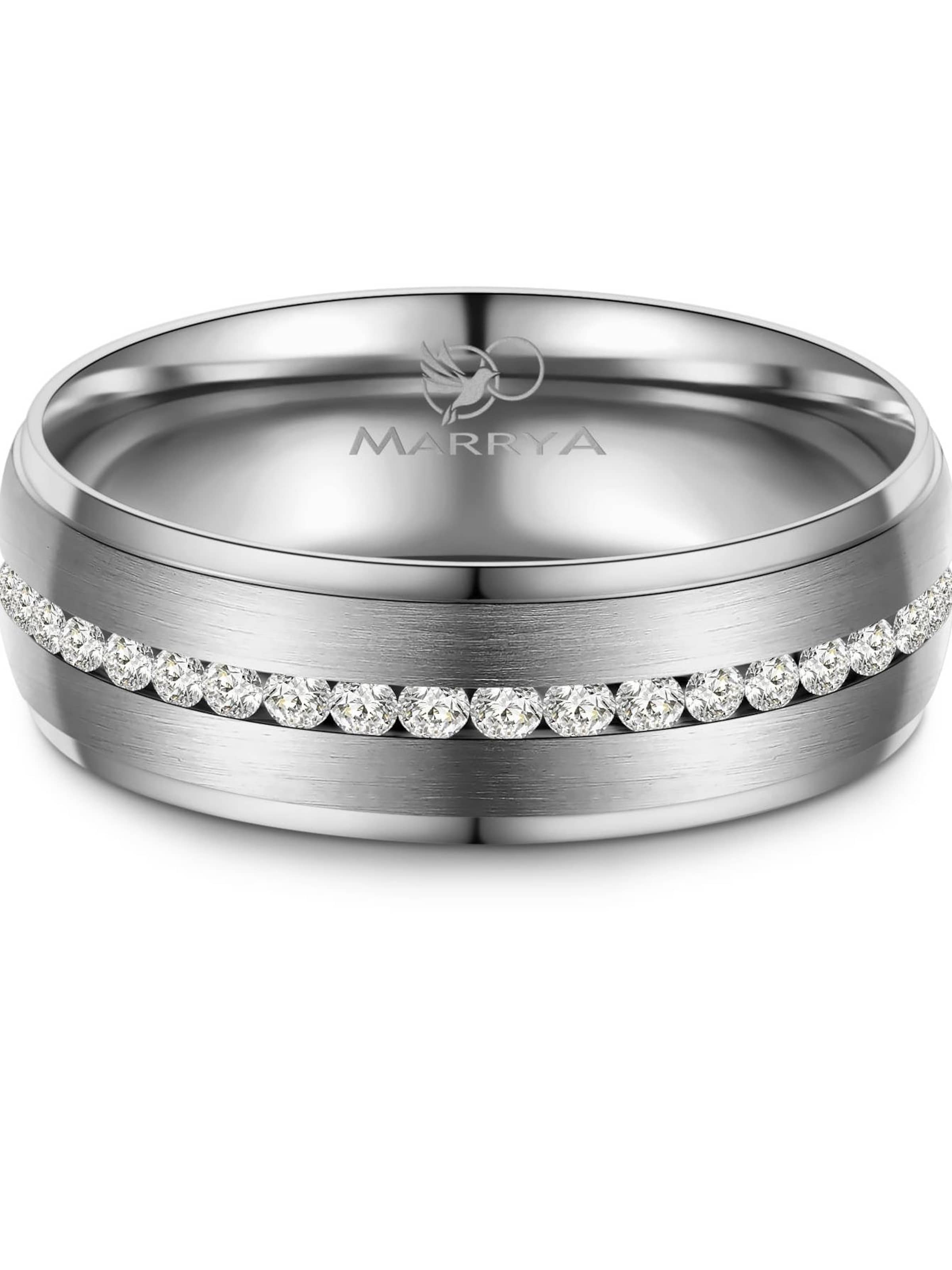 MARRYA Ring 'MARRYA TI-33 Ehering aus Titan' in Zilver