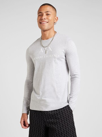 ARMANI EXCHANGE Футболка в Серый: спереди