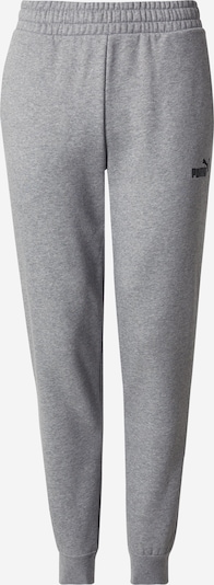 Sportinės kelnės 'ESS No. 1' iš PUMA, spalva – margai pilka / juoda, Prekių apžvalga