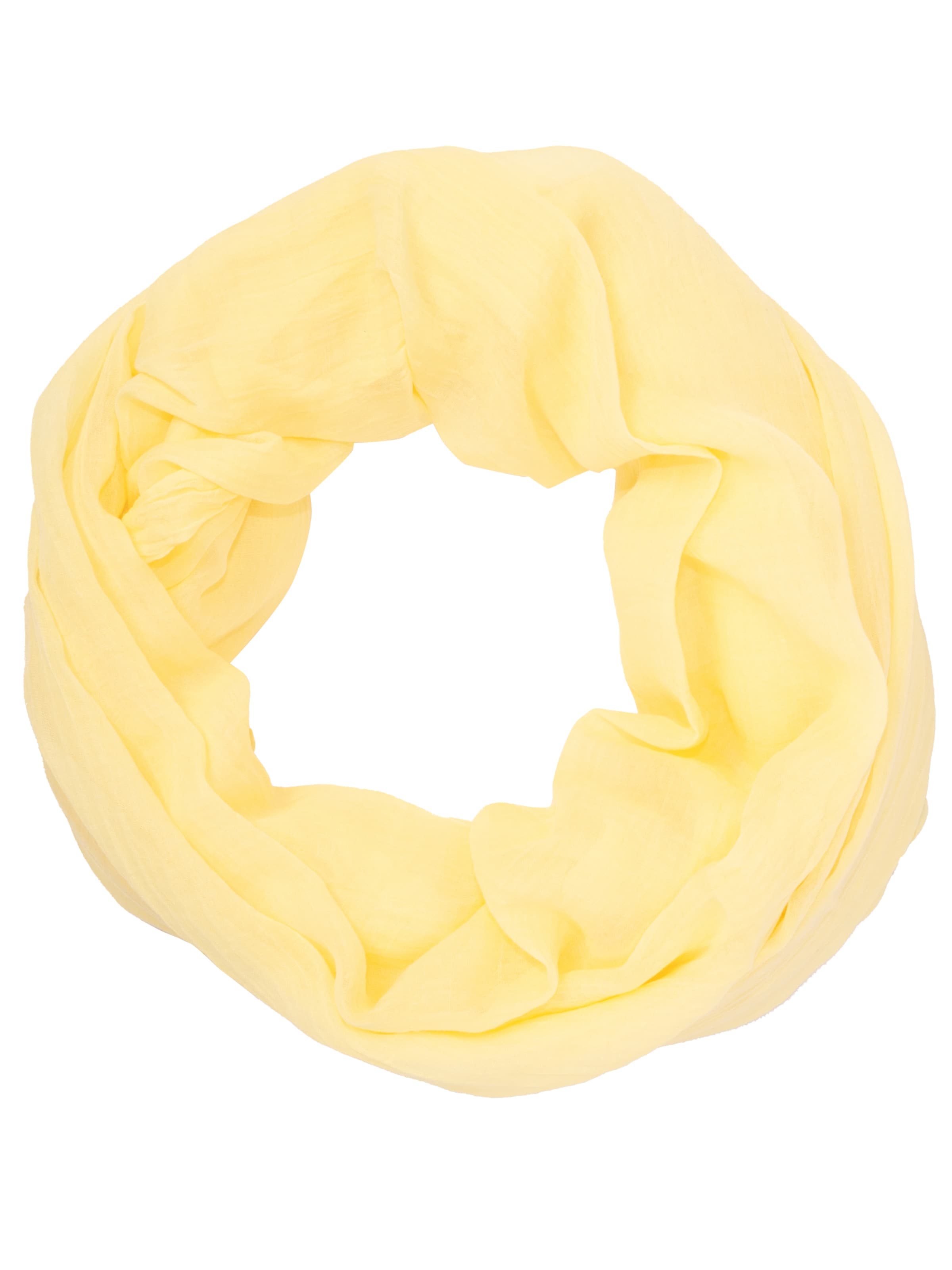 Écharpe tube 'Carina' Seasons of April en jaune : devant