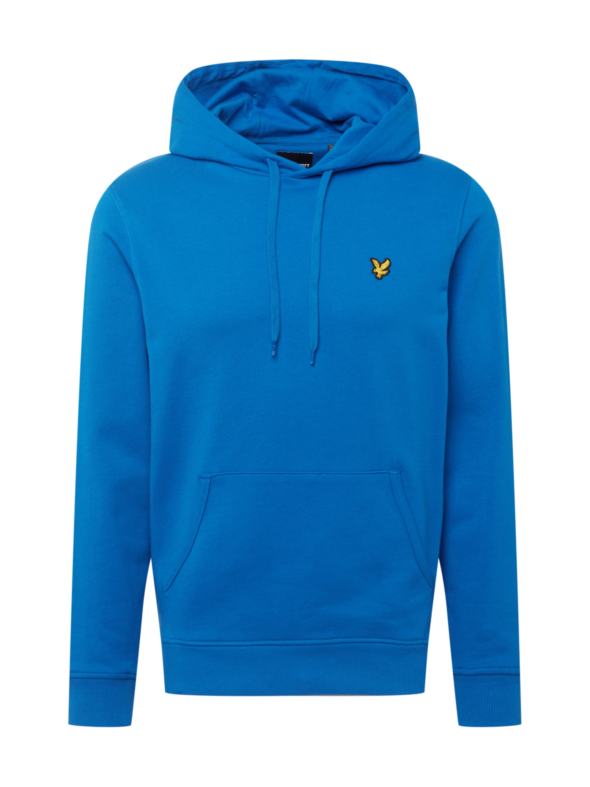 Bluză de molton de la Lyle & Scott pe albastru: față