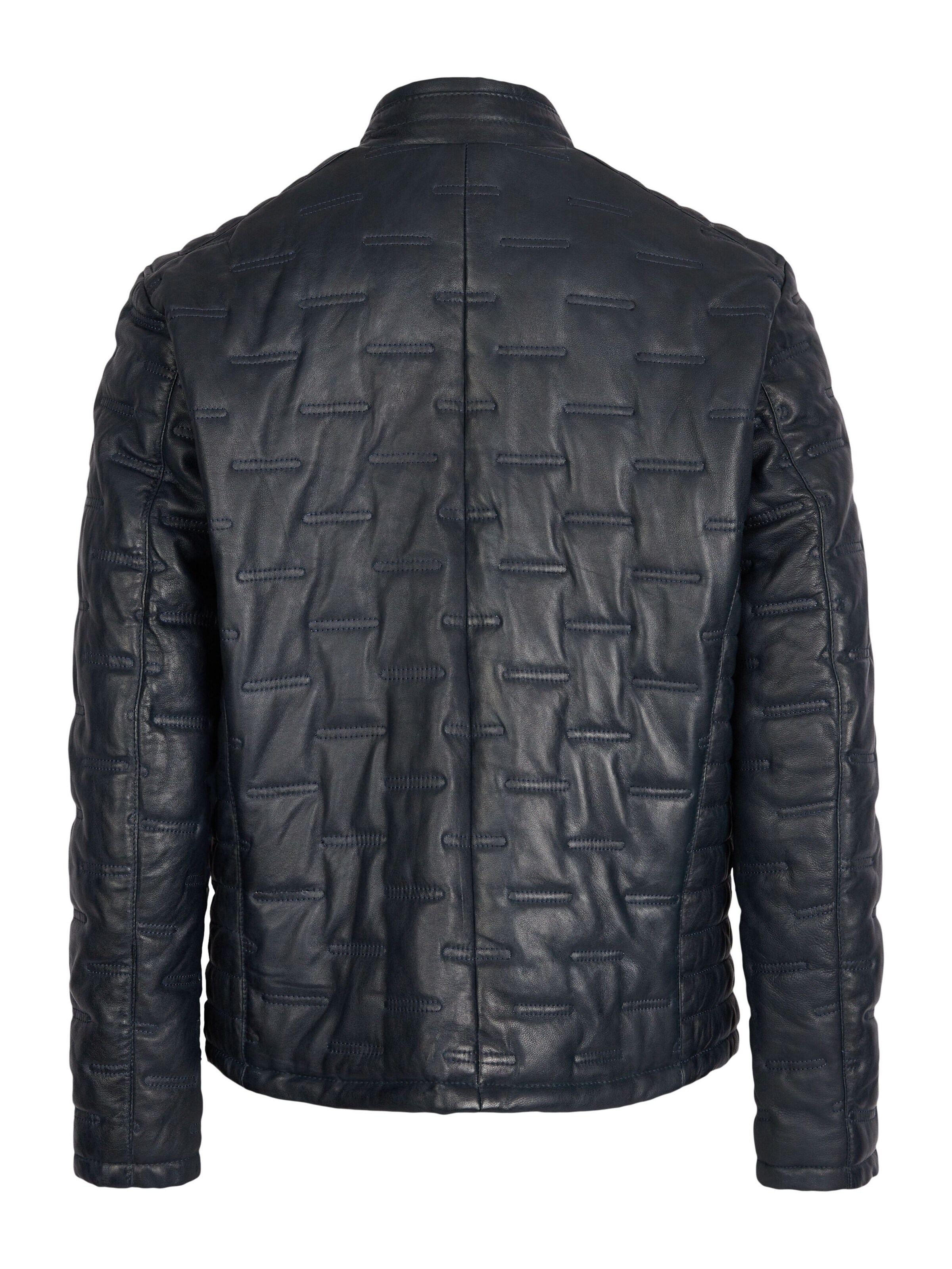 bugatti Lederjacke 'BUSandro' in Blau
