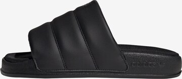 ADIDAS ORIGINALS Mules 'Essential' in Black: front