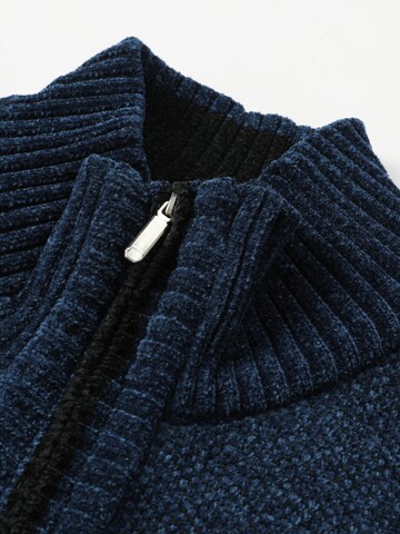 Youthup Knit Cardigan in Blue