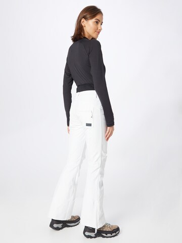 Flared Pantaloni per outdoor 'RISING HIGH' di ROXY in bianco