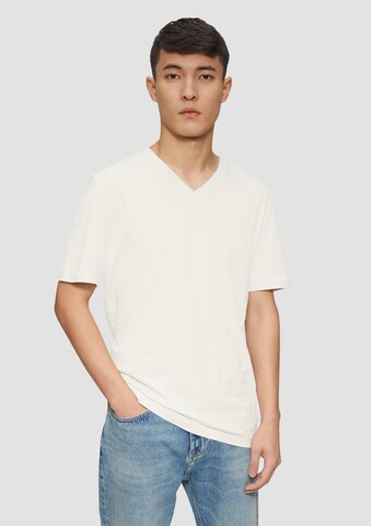 s.Oliver T-Shirt in Beige: Vorderseite