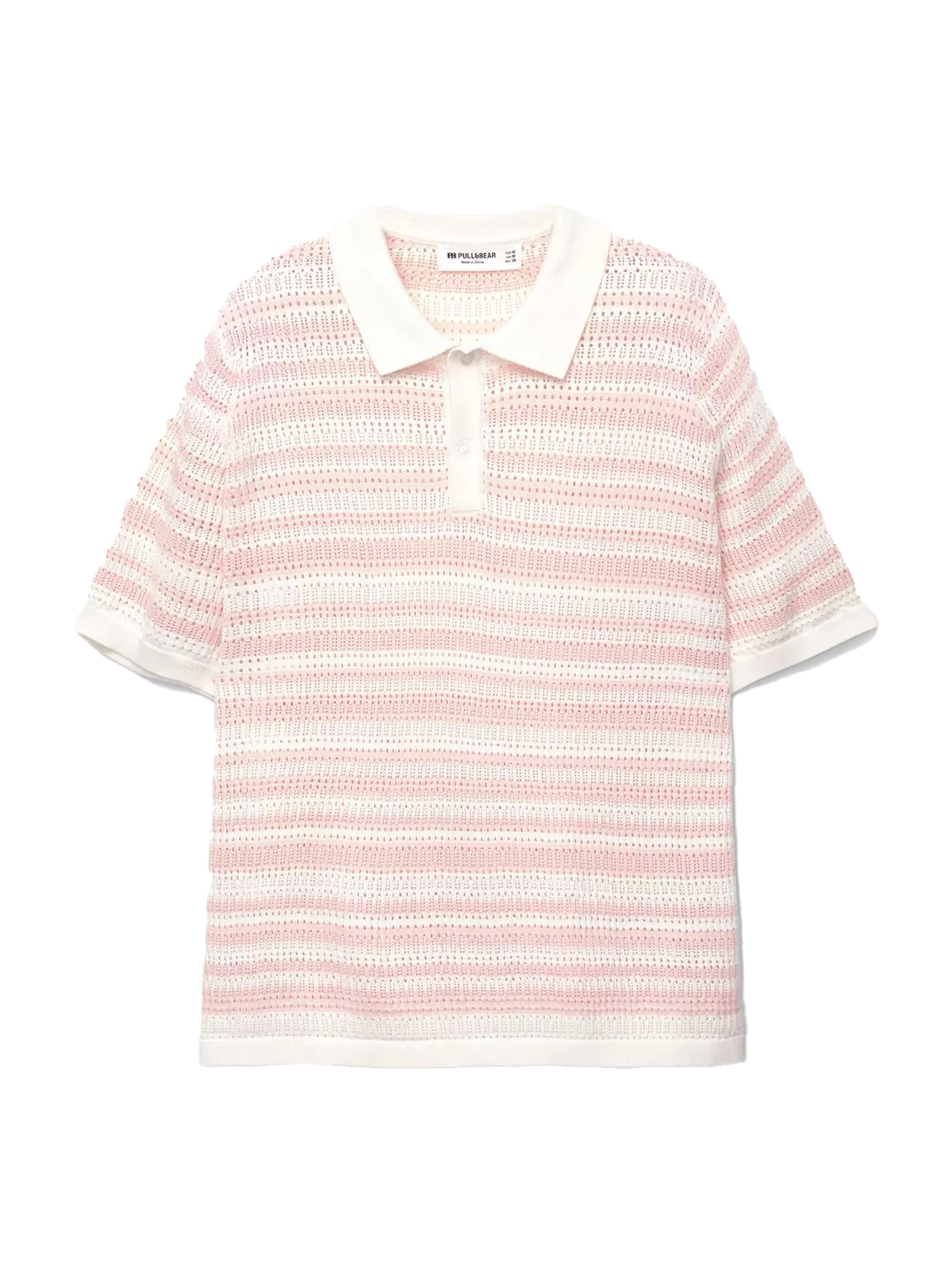 Pull&Bear Tričko - Ružová: predná strana