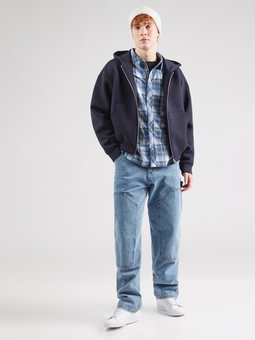 Coupe regular Chemise CAMP DAVID en bleu