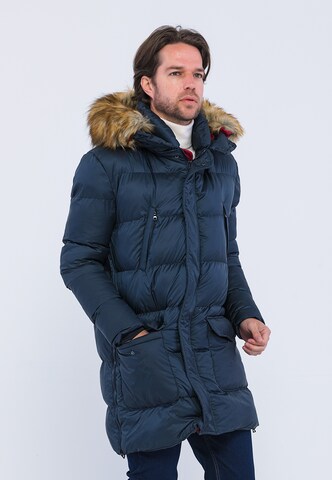 Giorgio di Mare Winter coat 'Alberta' in Blue