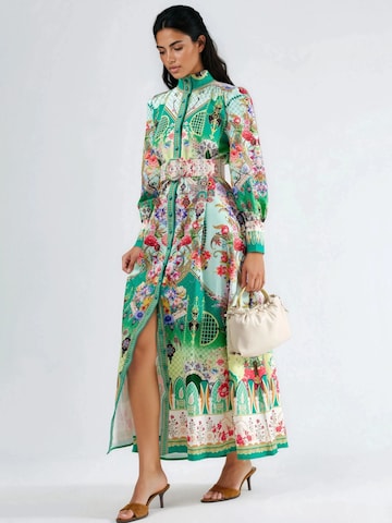 MSN Collection Jurk in Groen