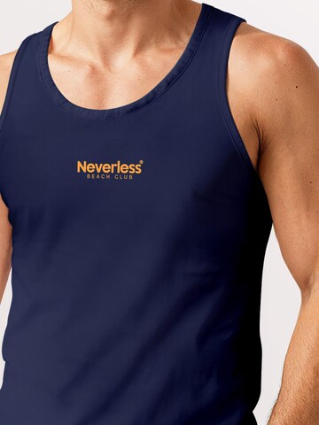 Neverless Shirt 'Beach Club Palme' in Orange