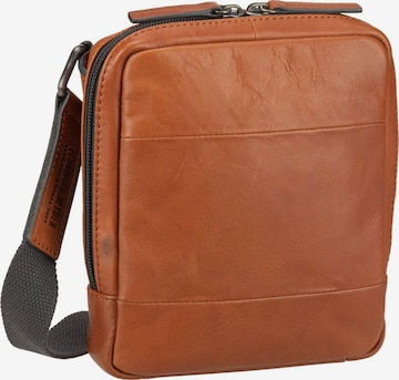 LEONHARD HEYDEN Crossbody Bag 'Hamburg' in Brown: front