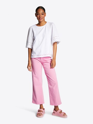 Rich & Royal Wide leg Jeans in Pink