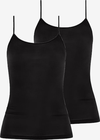 Mey Unterhemd 'Emotion' in Schwarz: Vorderseite