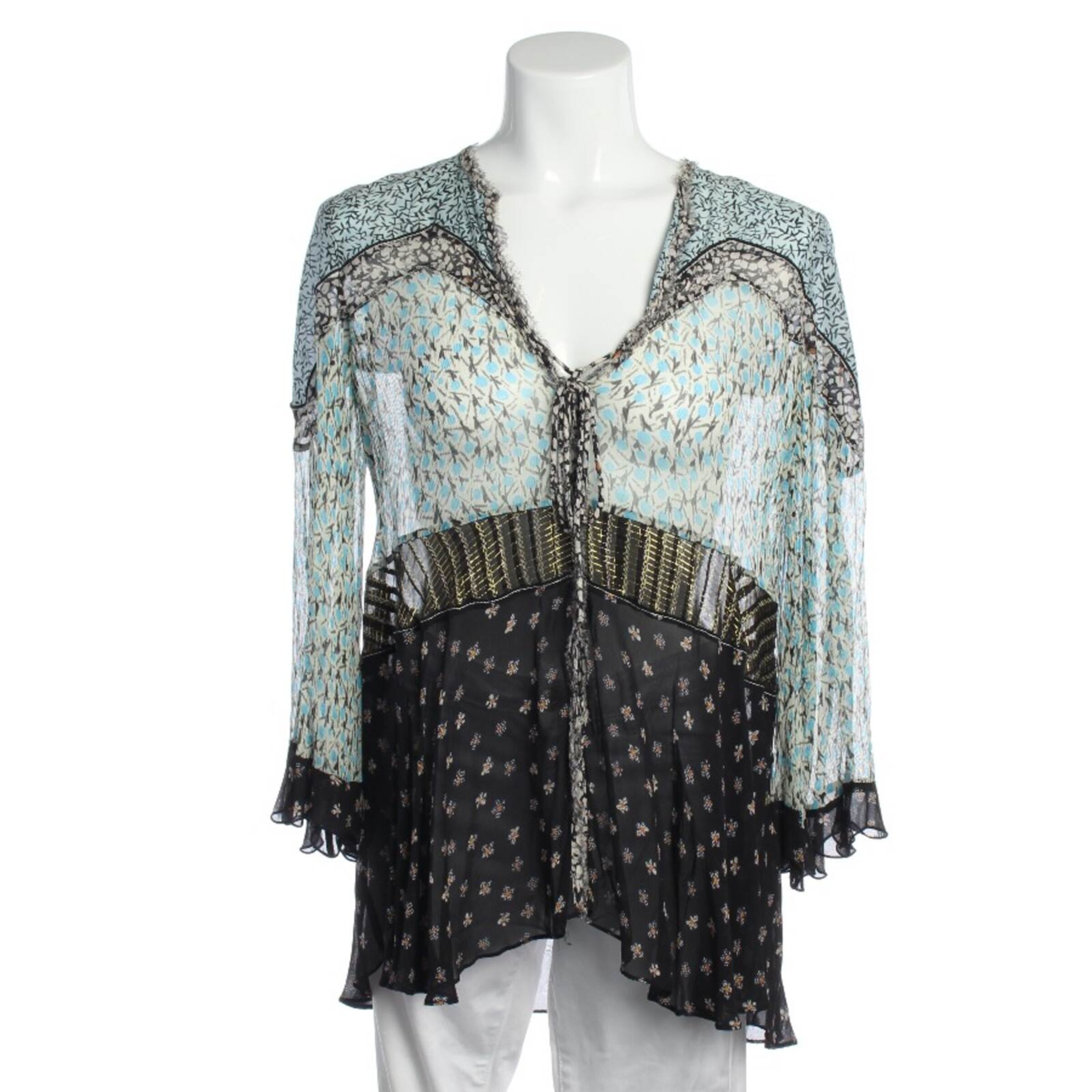 Schumacher Bluse / Tunika S in Mischfarben: Vorderseite