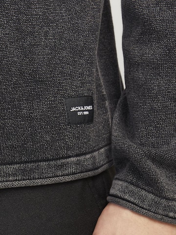 JACK & JONES Regular fit Пуловер 'JJLeo' в черно