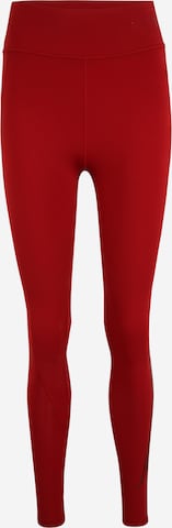 Skinny Pantalon de sport PUMA en rouge : devant