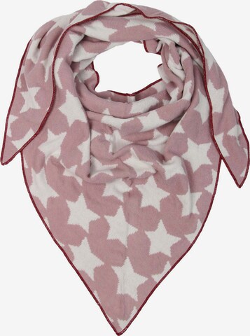 Zwillingsherz Scarf i rosa: framsida