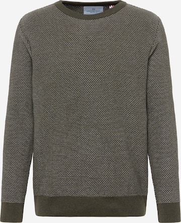 Kronstadt Regular Fit Pullover 'Jameson' in Grün: predná strana