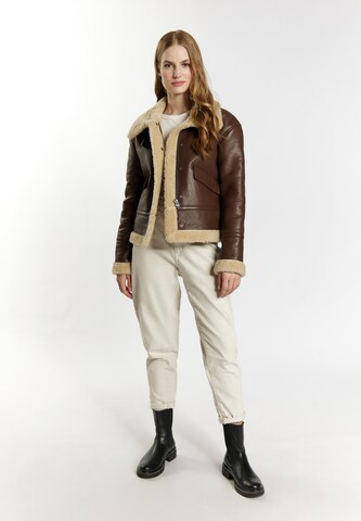 DreiMaster Vintage Демисезонная куртка в Коричневый