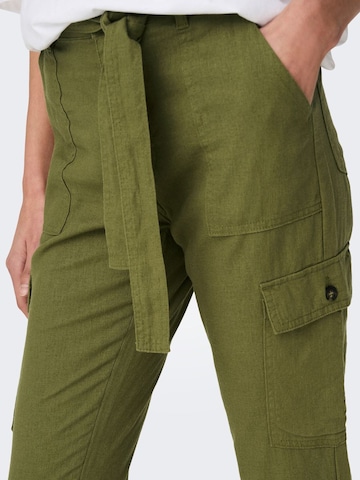 Regular Pantalon cargo ONLY en vert