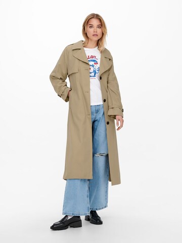 Manteau mi-saison ONLY en beige