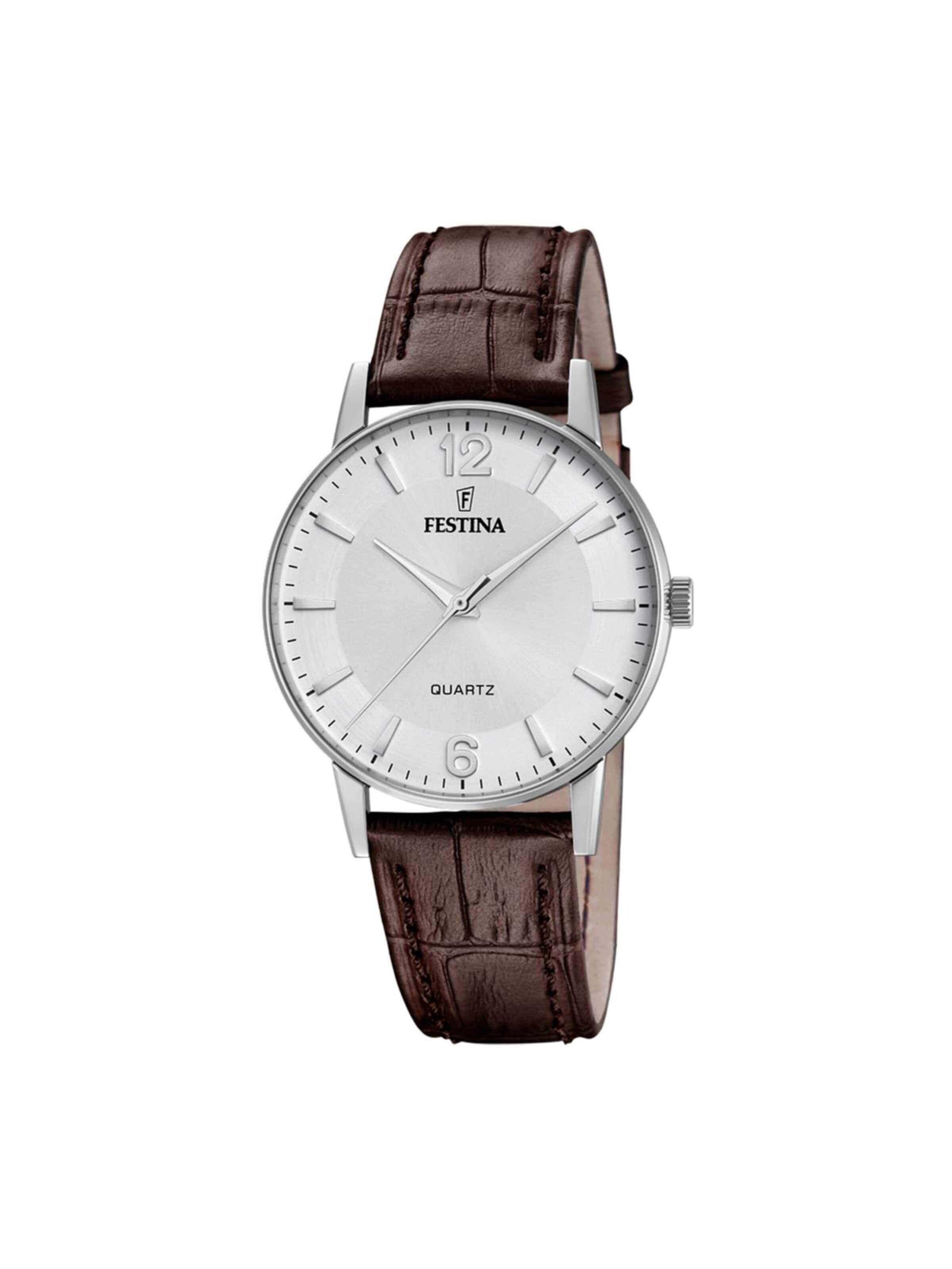 Montre à affichage analogique FESTINA en blanc