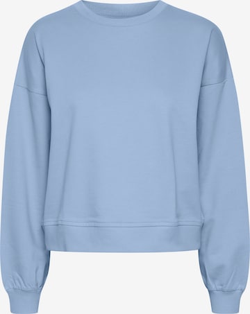 ICHI Sweatshirt 'IHVEA' in Blauw: voorkant