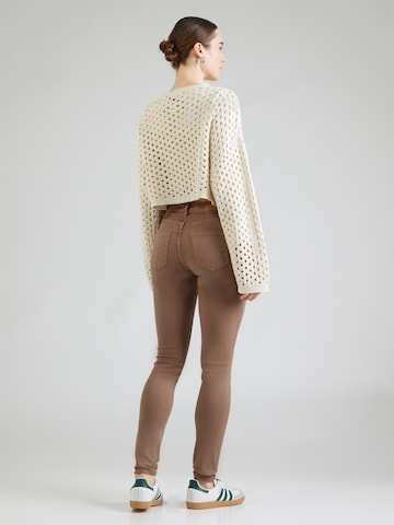 ONLY Skinny Τζιν 'ONLBLUSH' σε καφέ