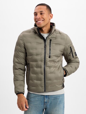 TOM TAILOR Steppjacke in Grün: Vorderseite