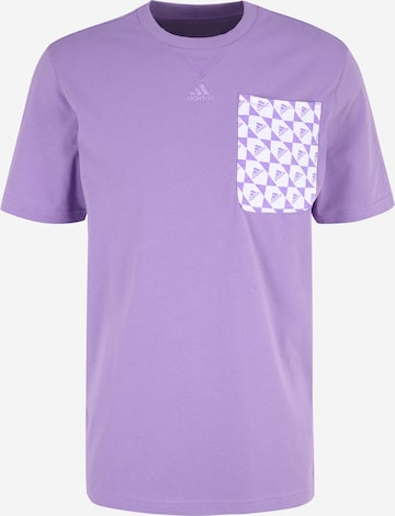 ADIDAS SPORTSWEAR Funkčné tričko - fialová: predná strana
