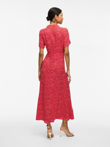 Robe-chemise VILA en rouge