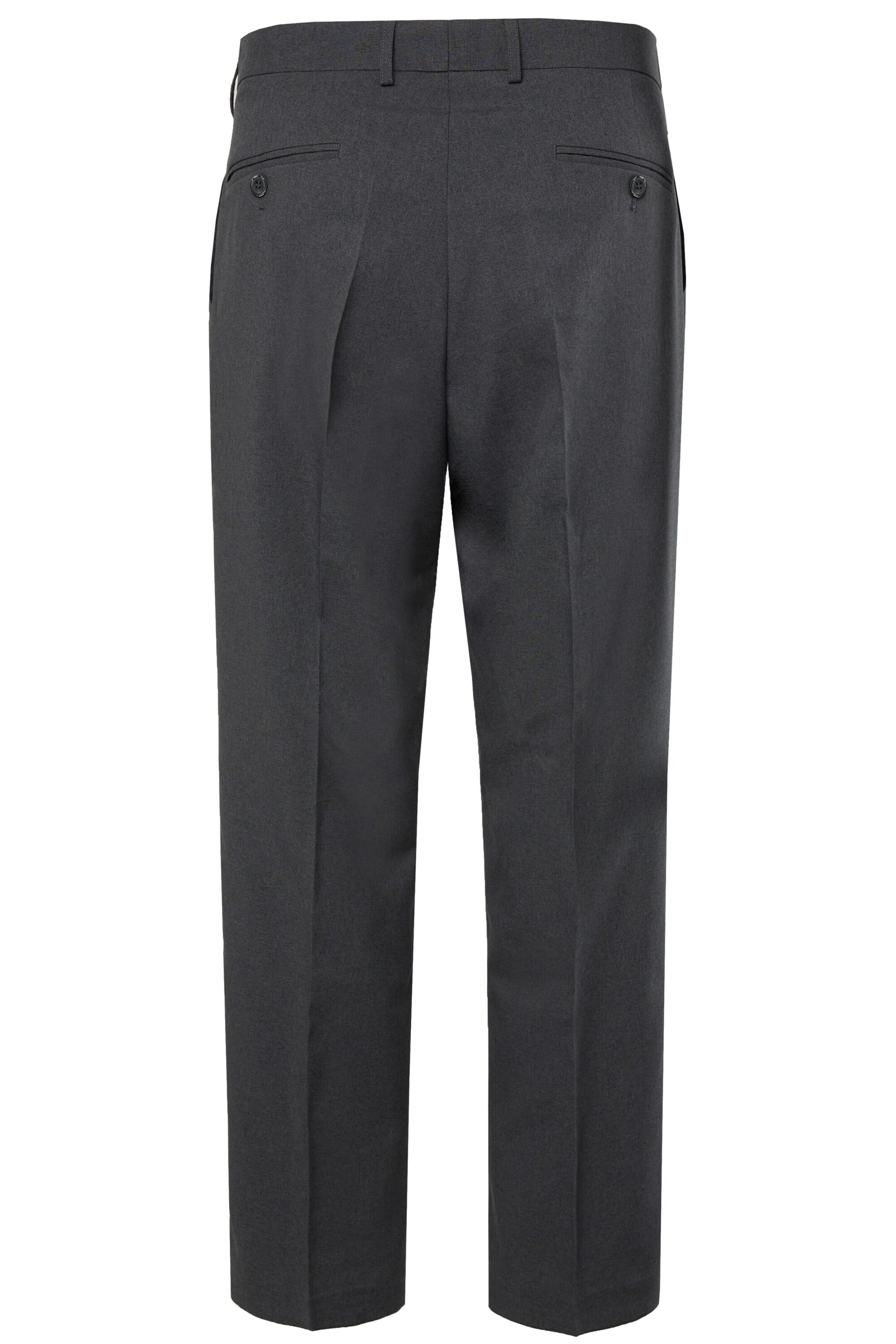 Men Plus Regular Pantalon in Grijs