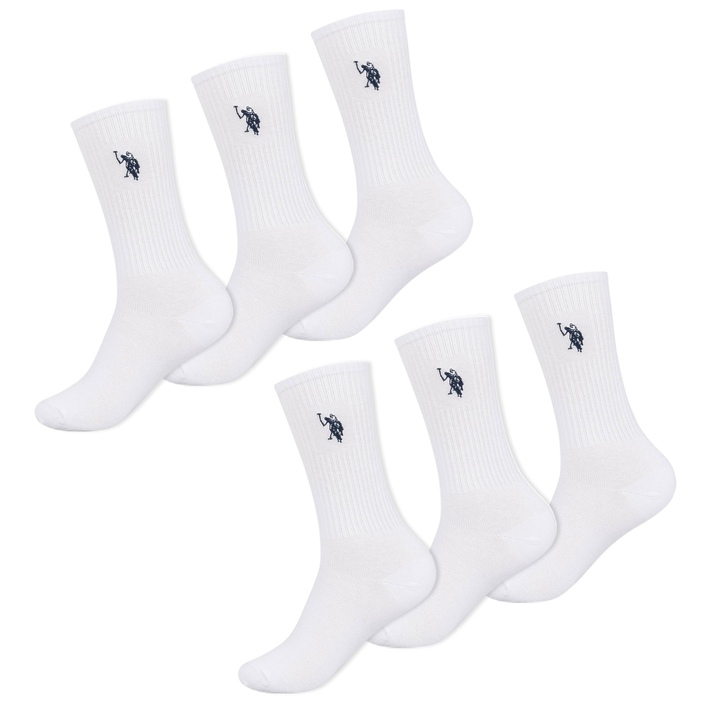U.S. POLO ASSN. Chaussettes en blanc, Vue avec produit