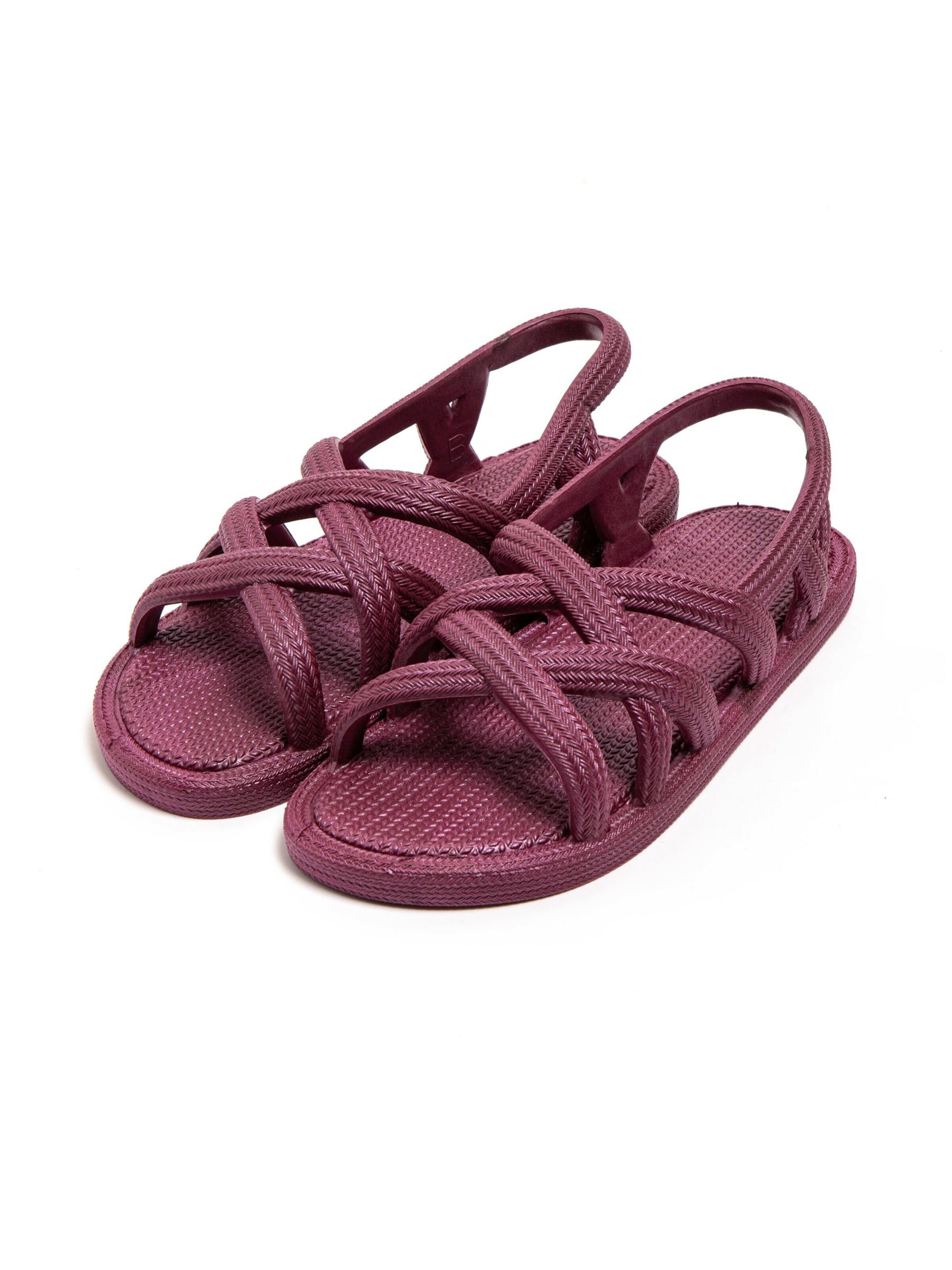 Sandales 'Ankara' Brasileras en rouge