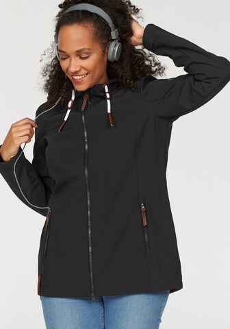 OCEAN SPORTSWEAR Athletic Jacket in Black