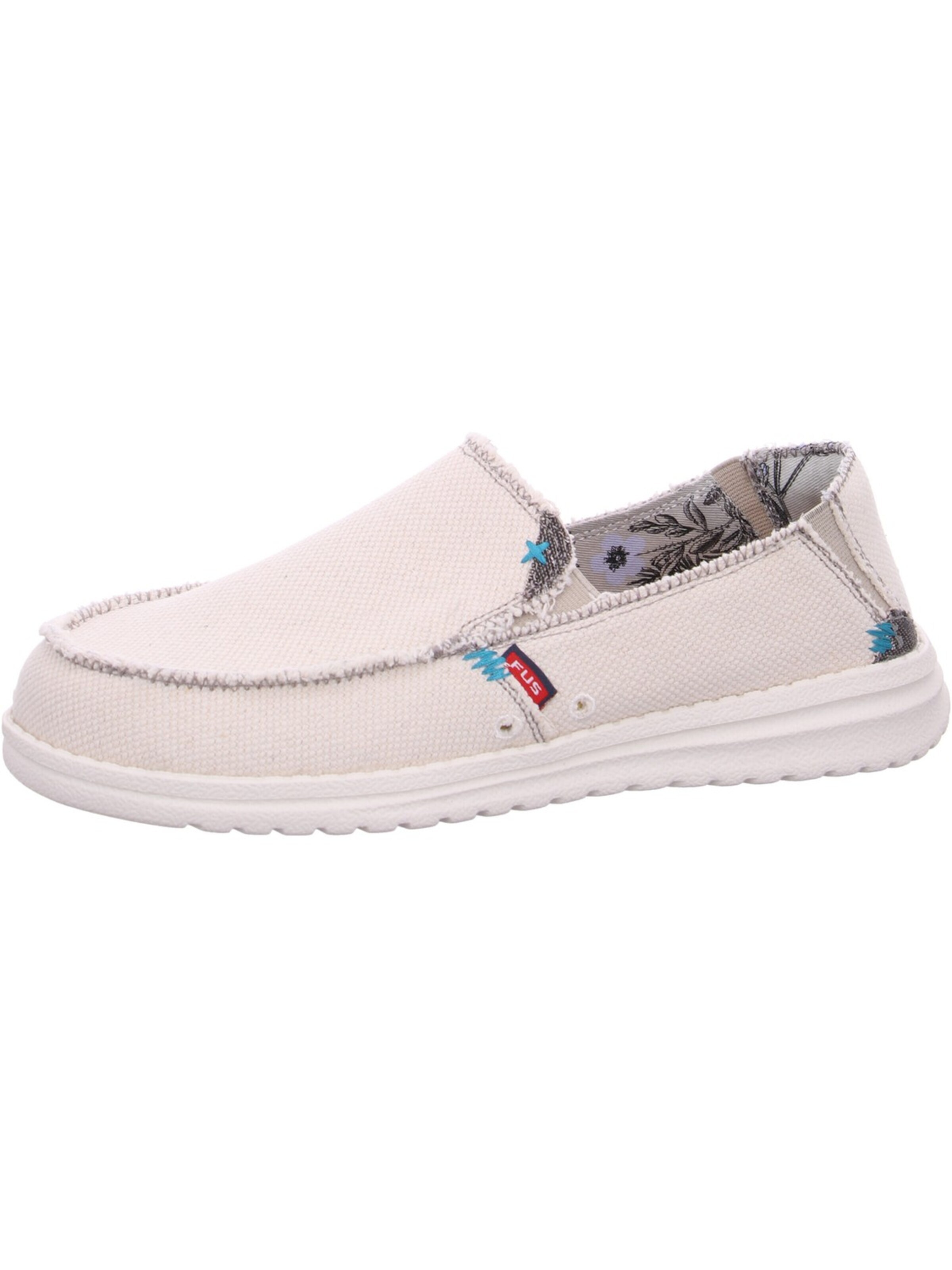 Fusion Hausschuh 'Fusion Slipper Weiß'‌‌ in Weiß: Vorderseite