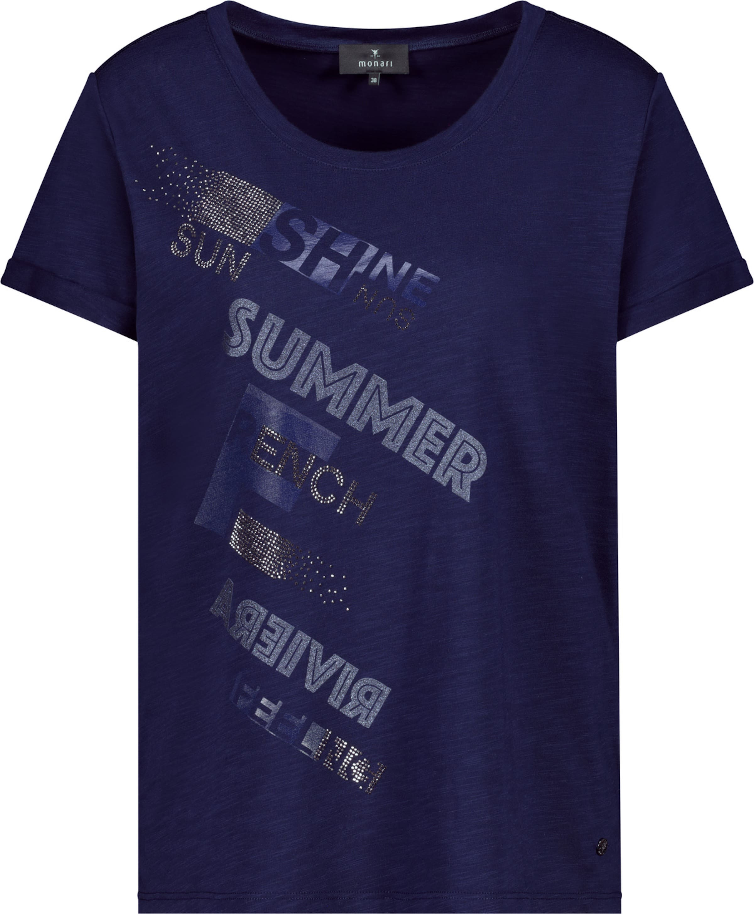Maglietta monari di colore zappiro / blu scuro / argento, Visualizzazione prodotti