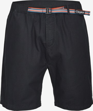 Cleptomanicx Regular Pants in Black: front