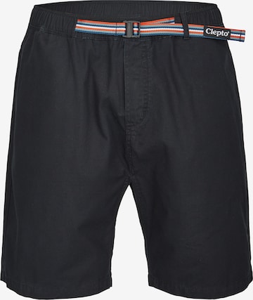 Cleptomanicx Regular Pants in Black: front