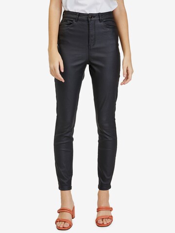 Orsay Skinny Pants in Black: front