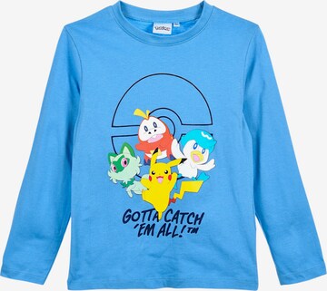Pokémon Shirt 'Pokémon' in Blau: Vorderseite