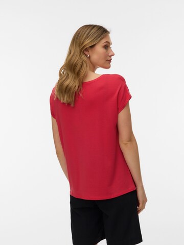 VERO MODA Majica 'VMAVA' | rdeča barva