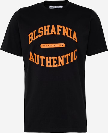 Tricou de la BLS HAFNIA pe negru: față